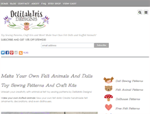 Tablet Screenshot of delilahiris.com